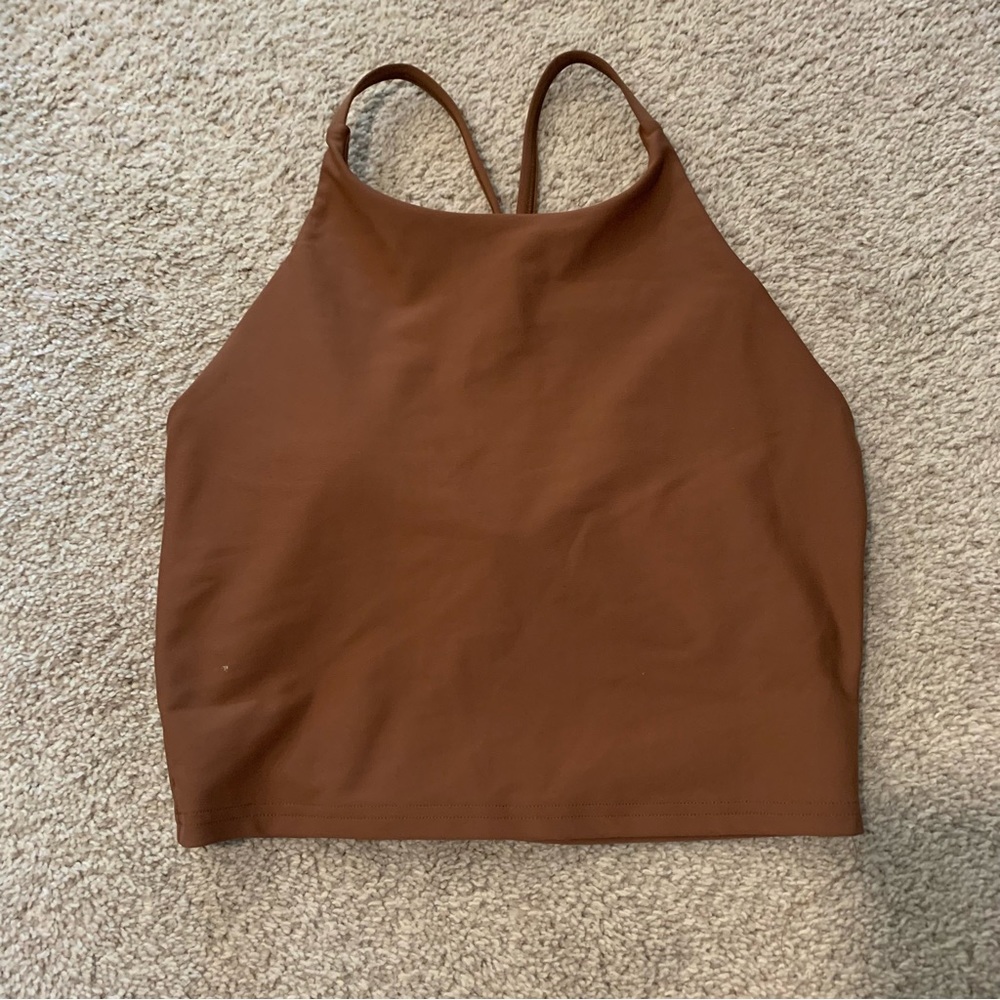 Old navy Brown Long Sports Bra